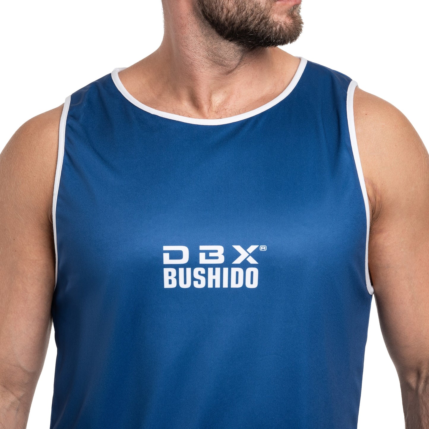 Dwustronny strój DBX Bushido do boksu - Niebieski/Czerwony