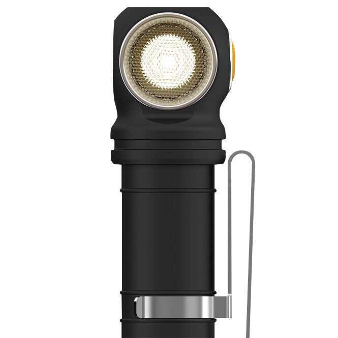 Latarka czołowa i kątowa Armytek Wizard C2 Pro Max Magnet USB Warm PCB - 3720 lumenów