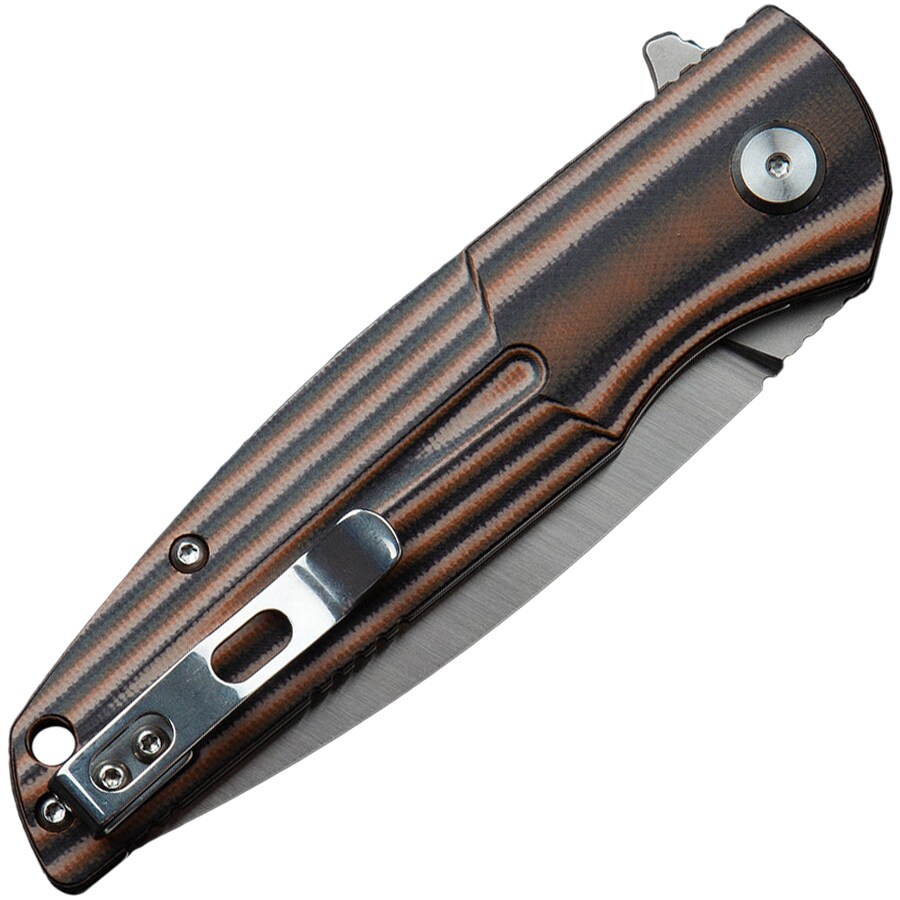 Nóż składany Bestech Knives Fin Satin - Black/Orange/Beige