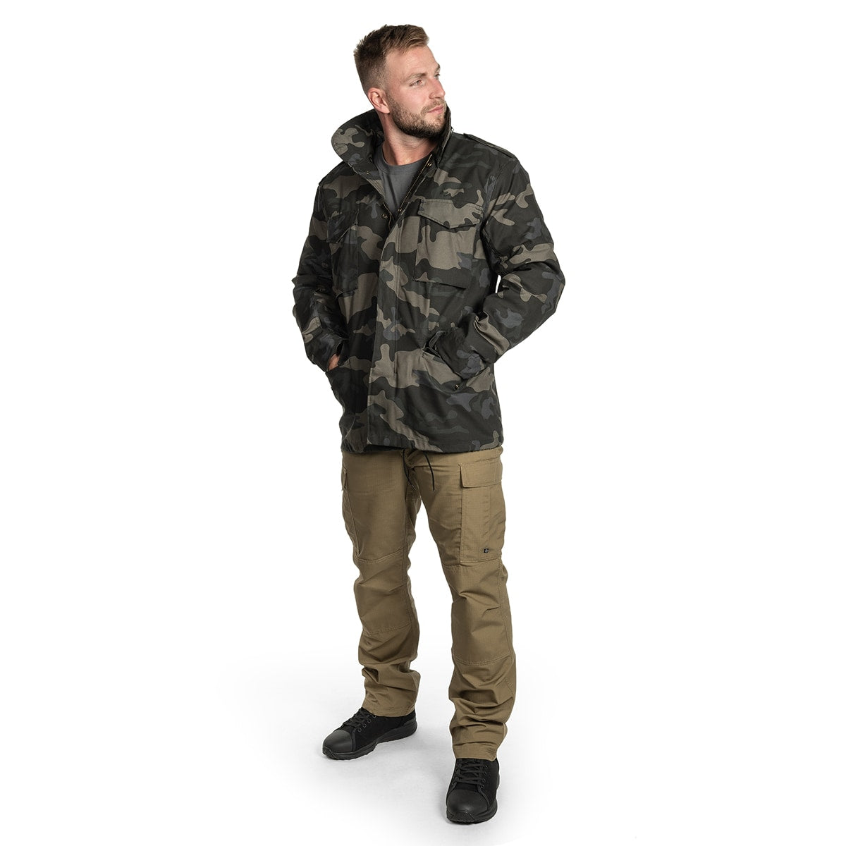 Kurtka Brandit M65 Classic - Dark Camo