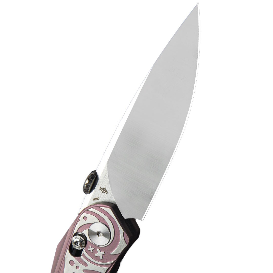 Nóż składany Bestech Knives Mothus - Satin Blade/Purple Titanium