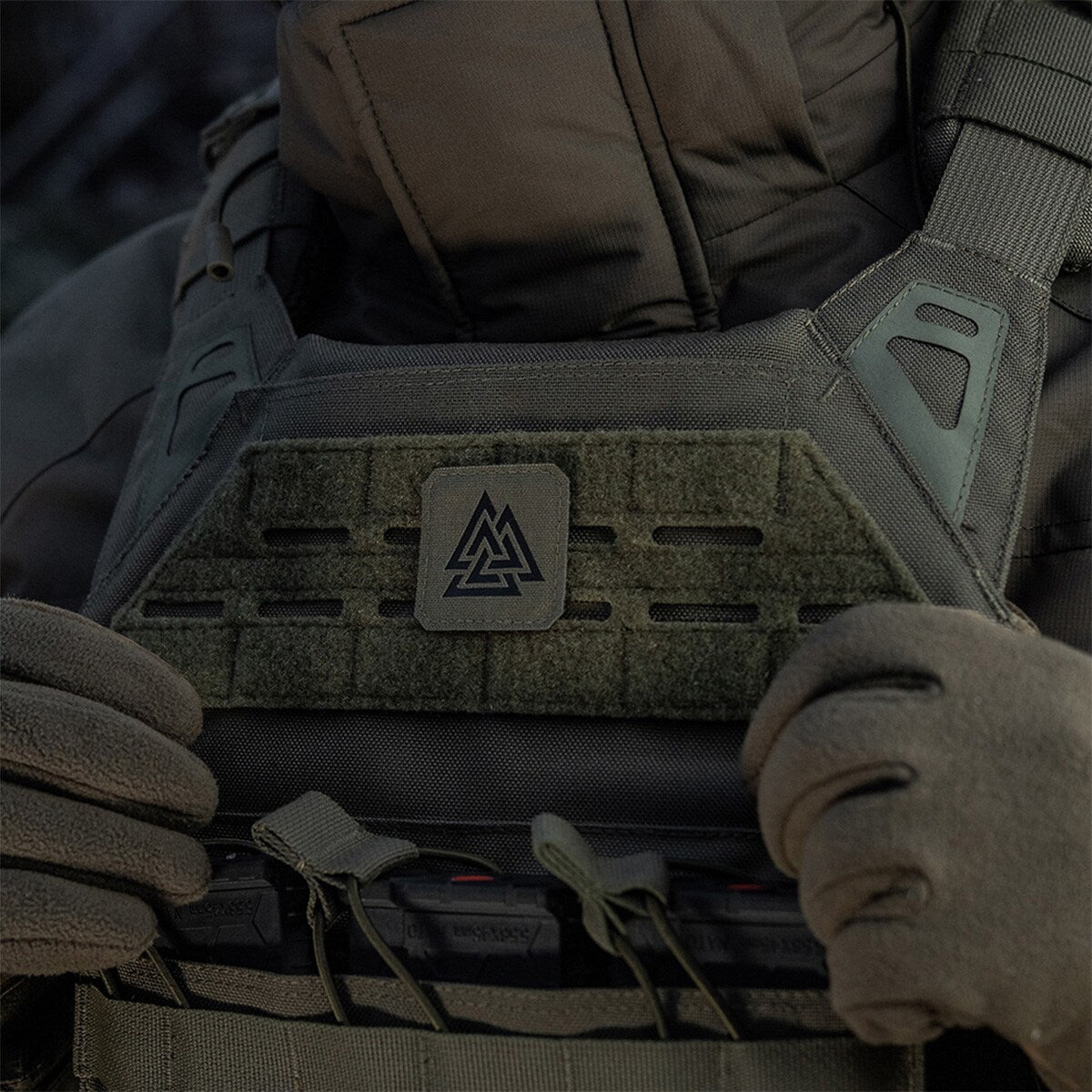 Naszywka M-Tac Valknut Laser Cut Ranger Green/Black