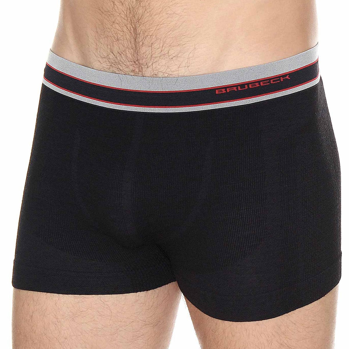 Bokserki termoaktywne Brubeck Merino Active Wool - Czarne