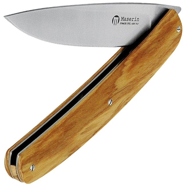 Nóż składany Maserin Gourmet Olive Wood