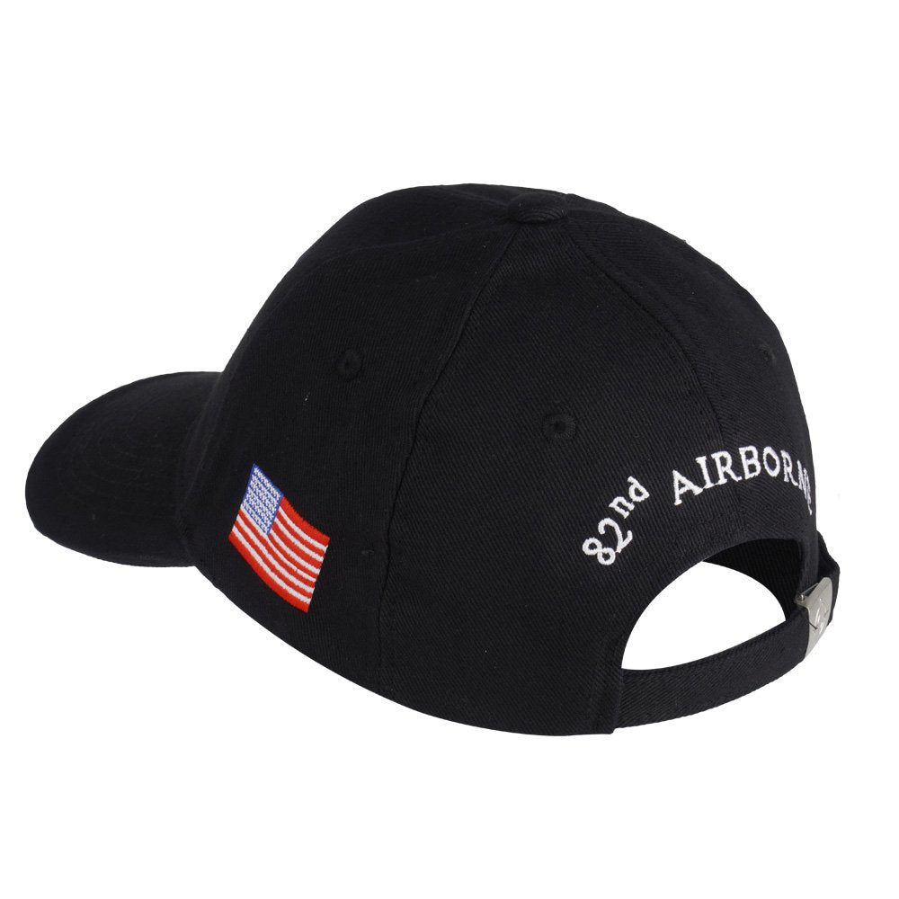 Czapka z daszkiem Fostex 82nd Airborne - czarna