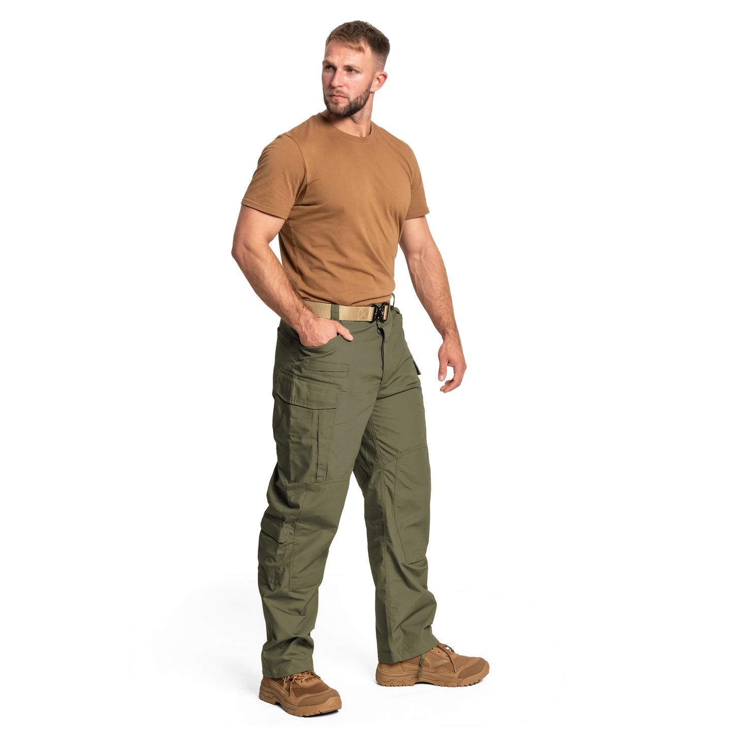 Spodnie wojskowe Helikon SFU Next PolyCotton Rip-Stop - Olive Green