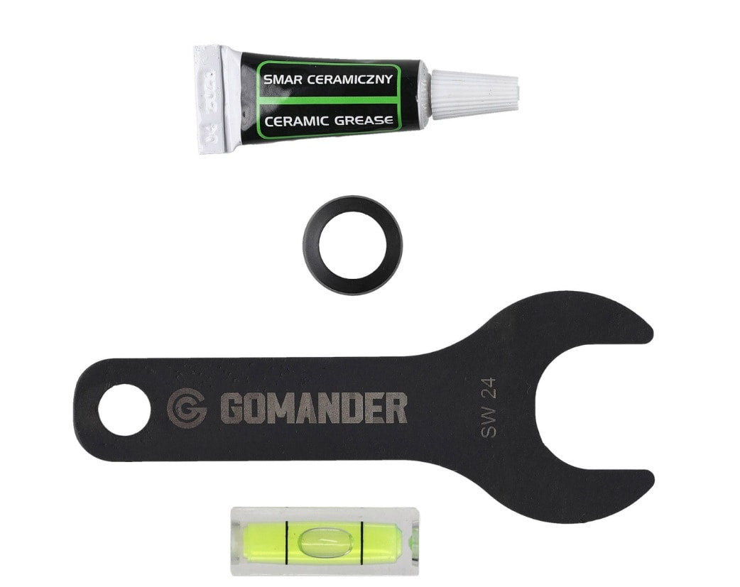 Hamulec wylotowy Gomander Raptor 5,56 mm 1/2-28 UNEF - Czarny