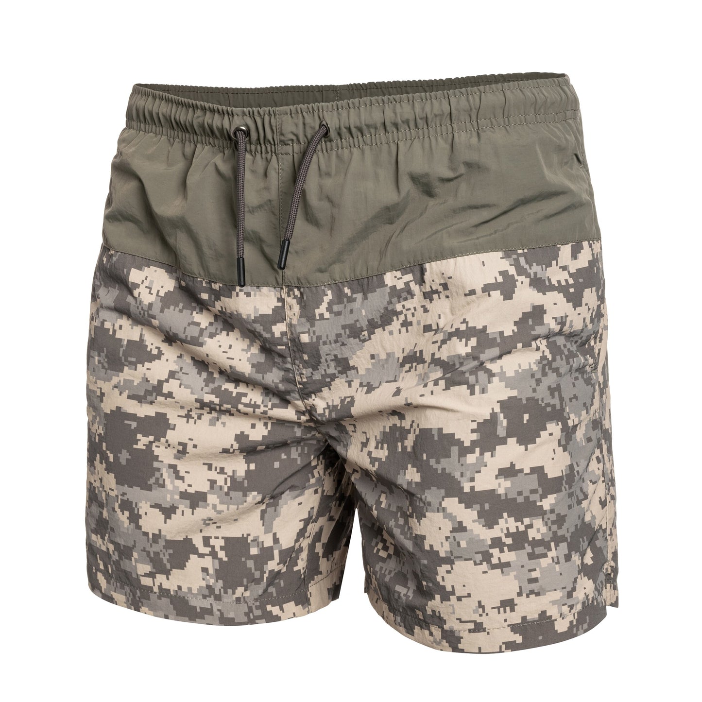 Szorty kąpielowe Brandit Swimshort Basic - Olive/AT-Digital