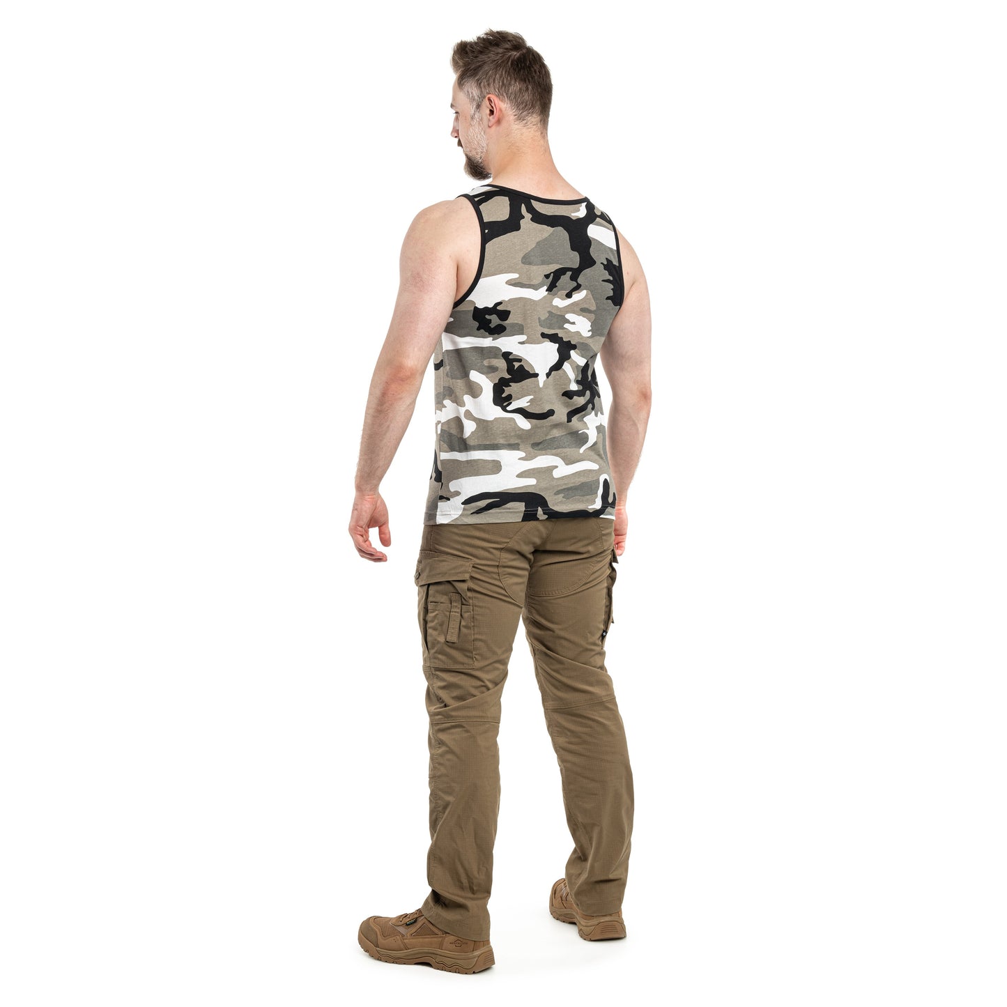 Koszulka Tank Top Brandit - Urban Camo