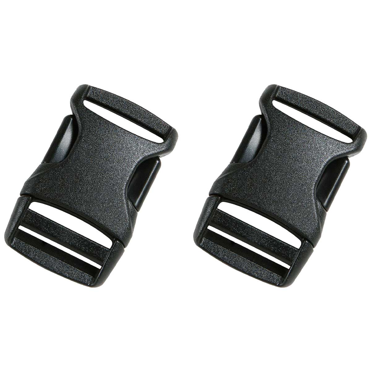 Klamra Tatonka zatrzaskowa 25 mm Black - 2 szt.