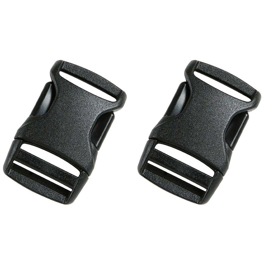 Klamra Tatonka zatrzaskowa 25 mm Black - 2 szt.