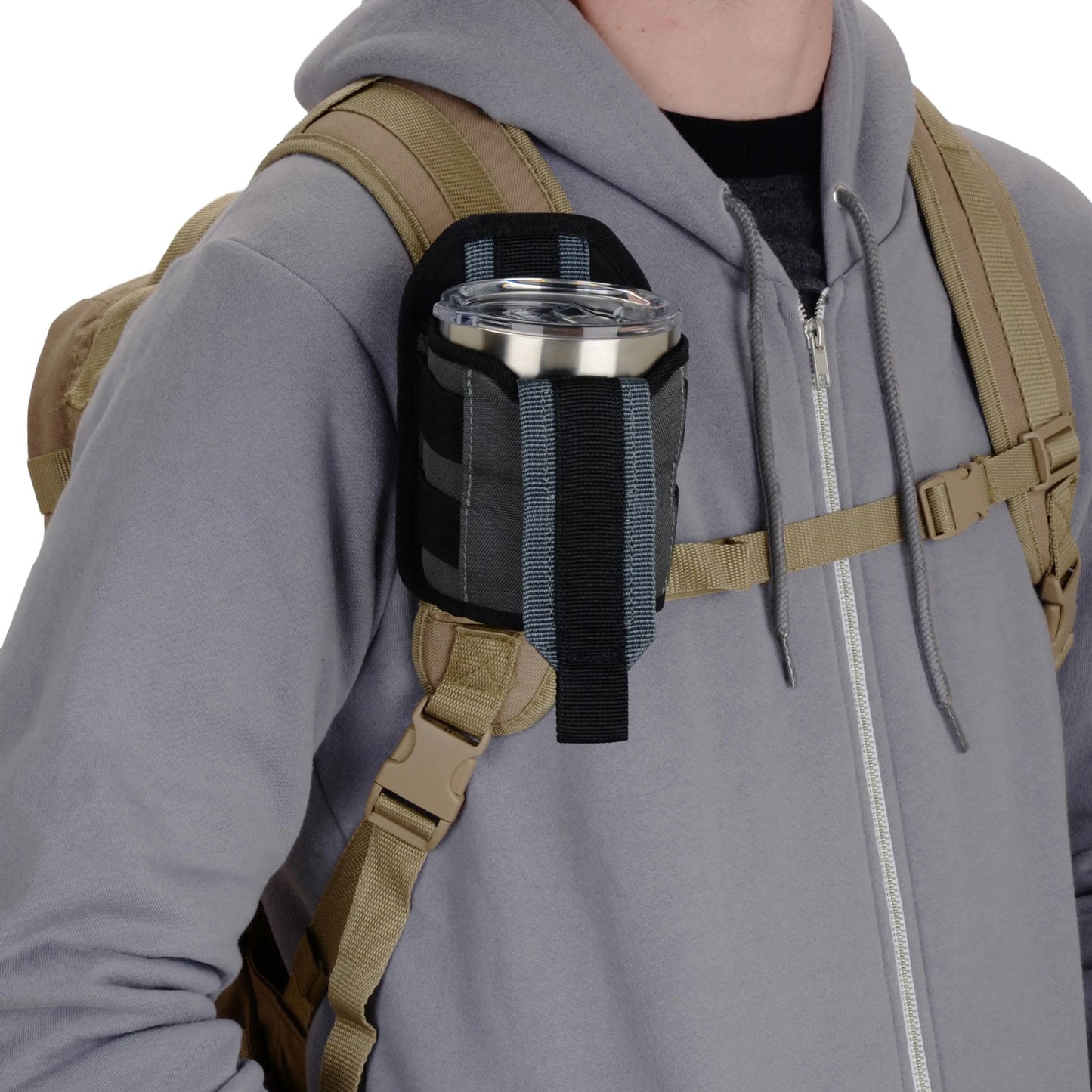 Pokrowiec na butelkę Nite Ize Traveler Drink Holster - Grey