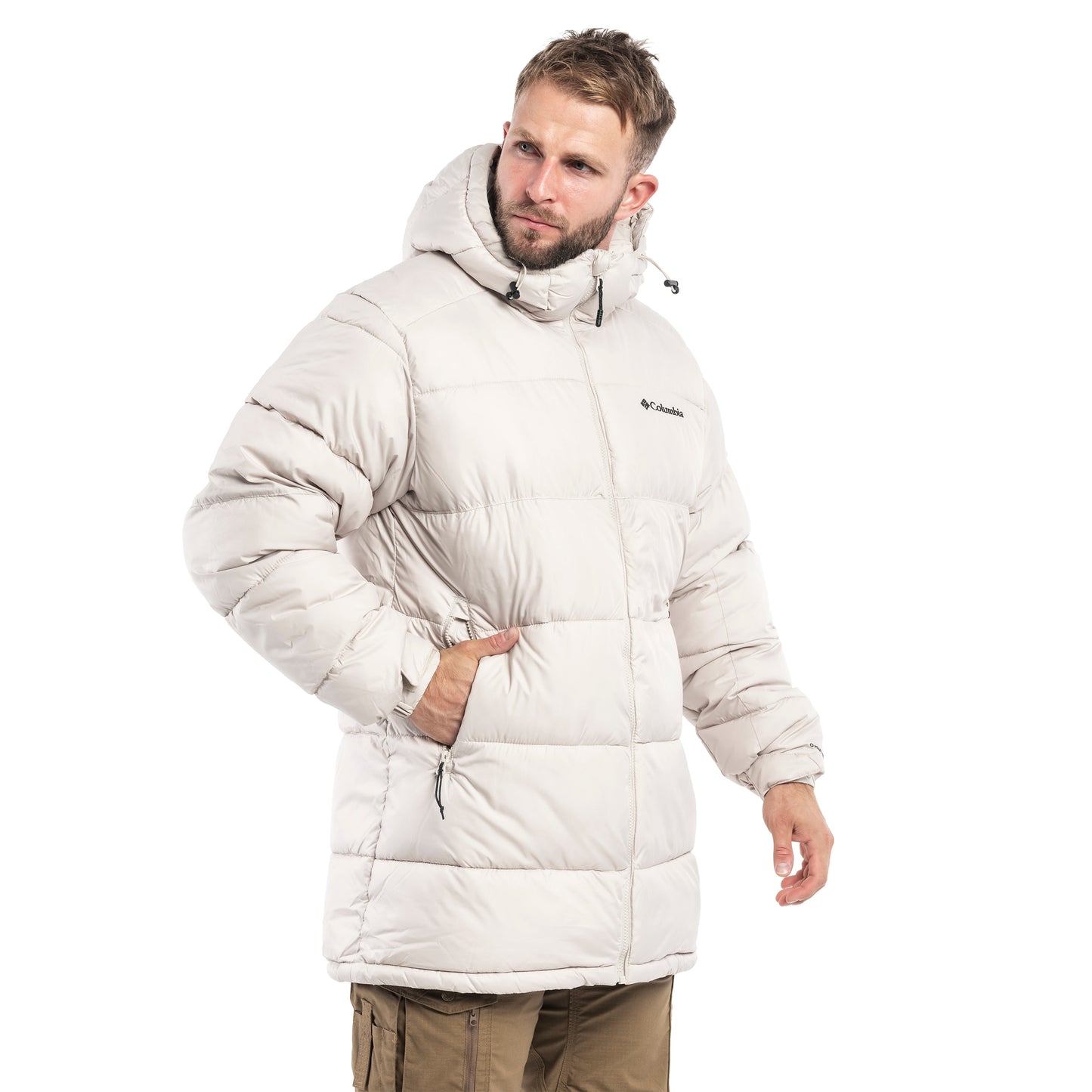 Kurtka Columbia Pike Lake Puffer Parka - Dark Stone
