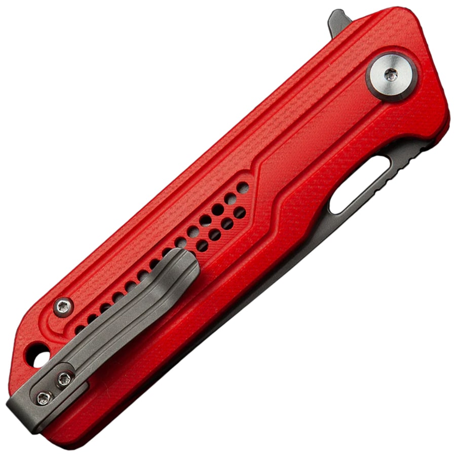 Nóż składany Bestech Knives Circuit Gray Titanium - Red