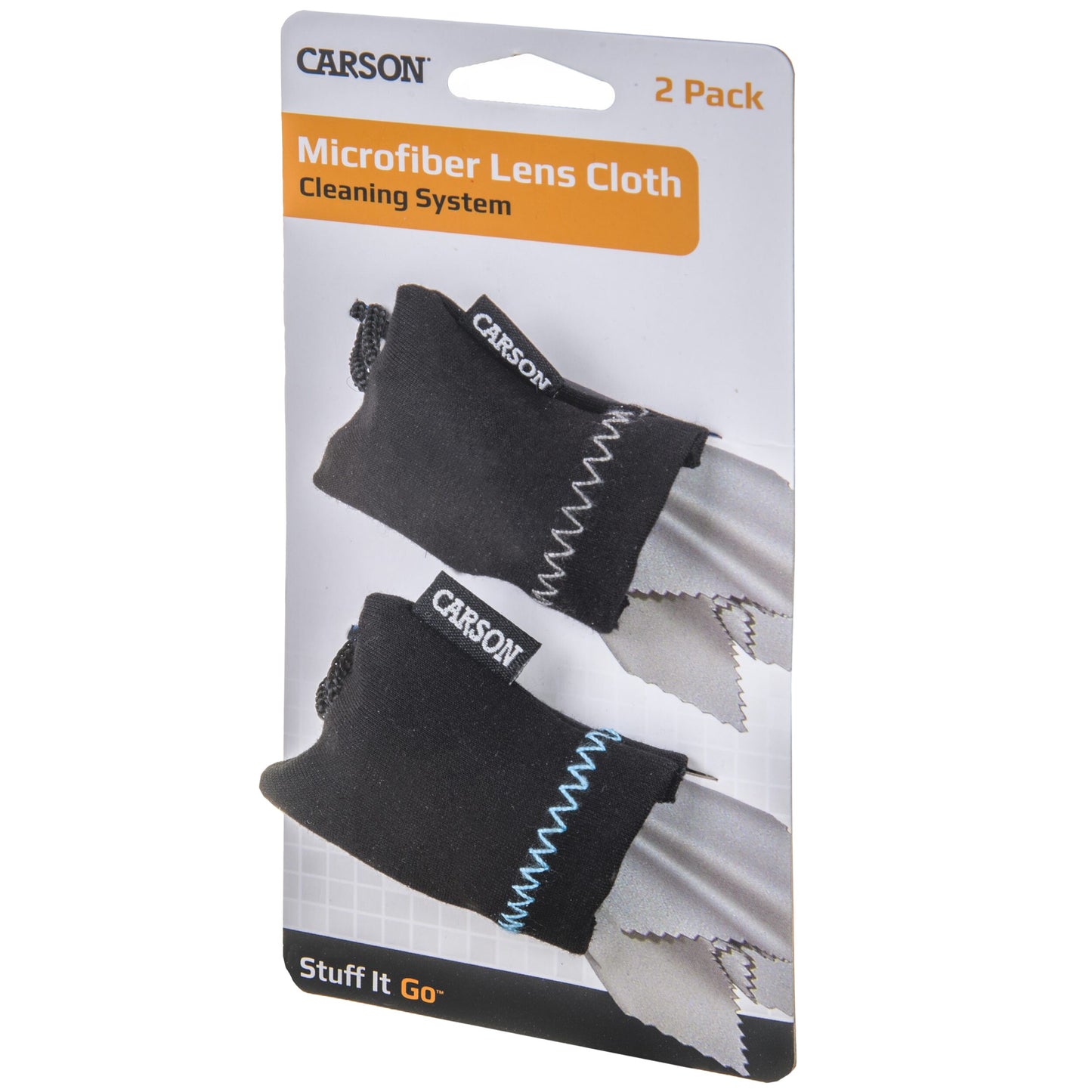 Ściereczki z mikrofibry Carson Stuff-It Go do czyszczenia optyki - 2 pak