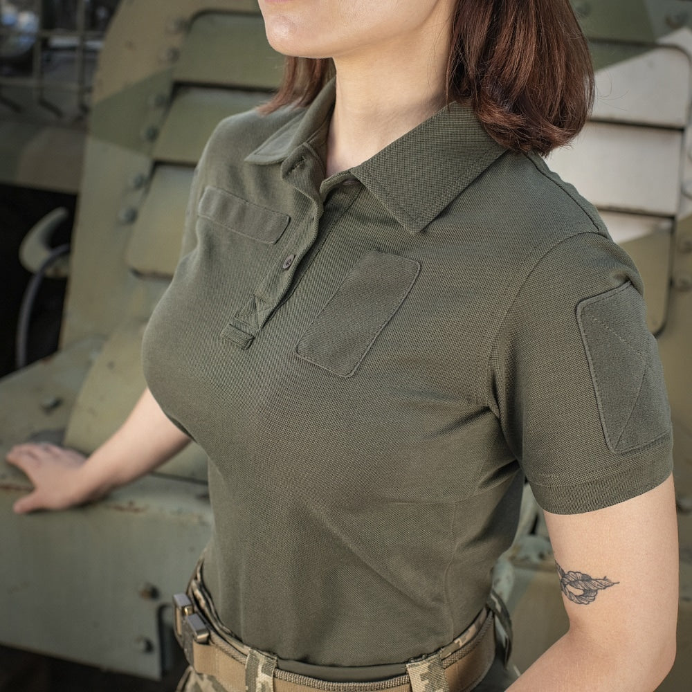 Koszulka polo damska M-Tac 65/35 - Army Olive