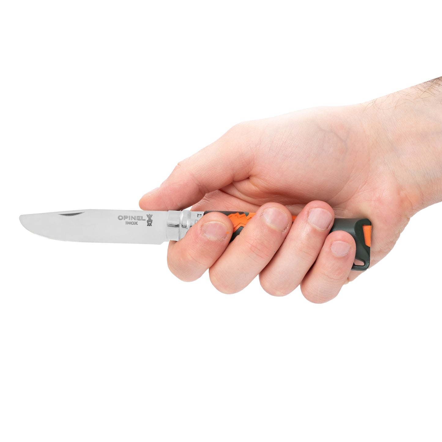 Nóż składany Opinel No.07 Outdoor Junior - Khaki/Orange