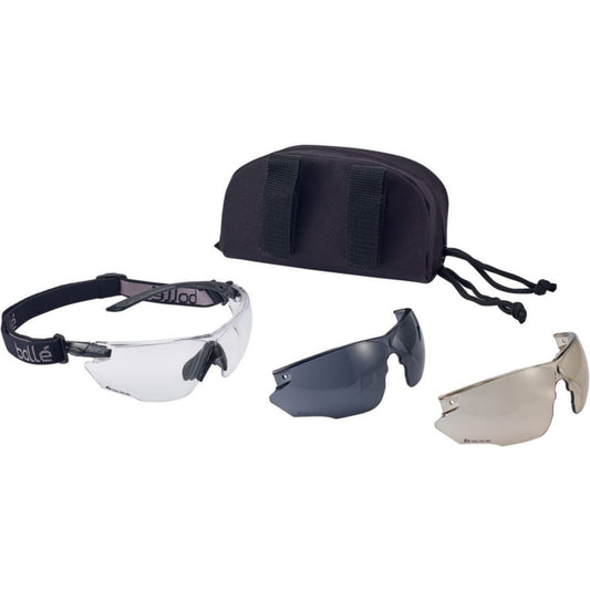 Okulary taktyczne Bolle Combat Kit Black