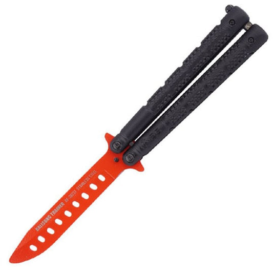 Nóż składany treningowy Martinez Albainox K25 Balisong - Czerwony
