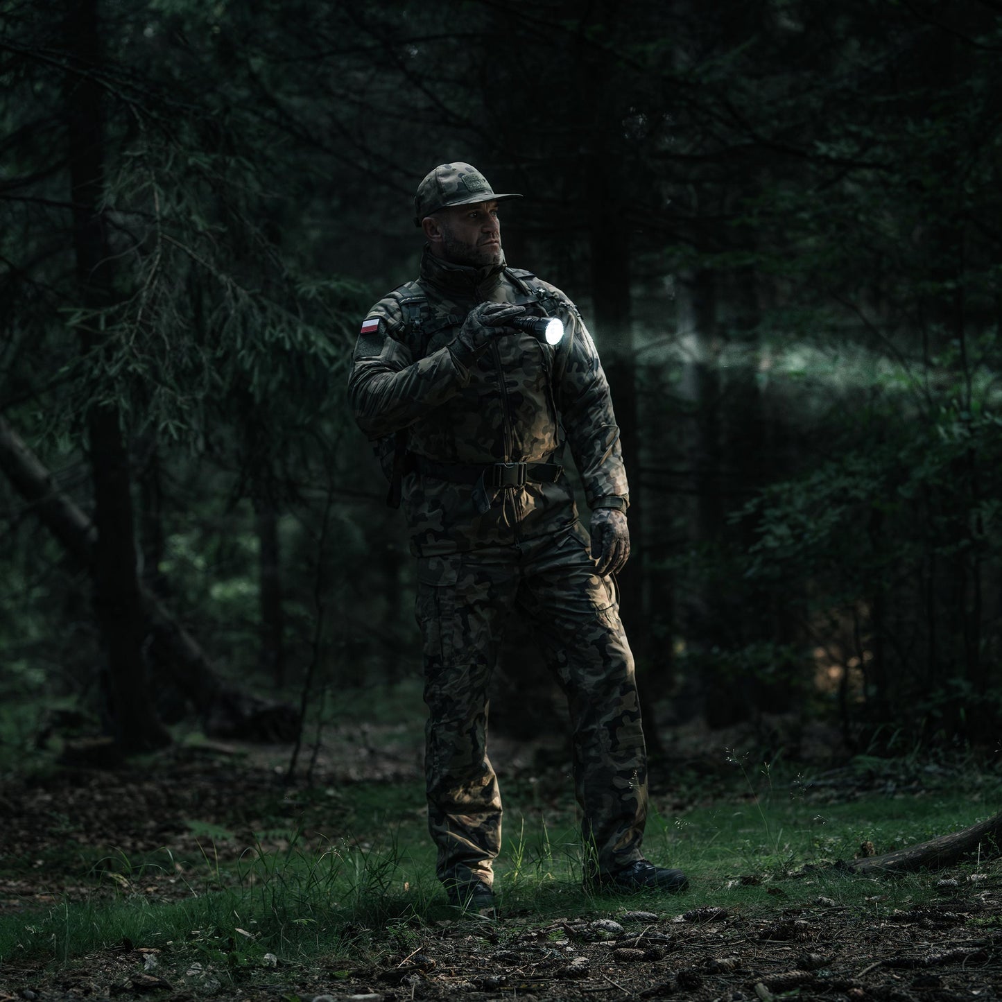 Czapka z daszkiem Texar Rip-Stop - wz.93 Pantera PL Woodland