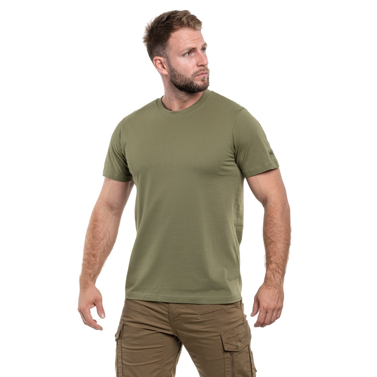 Koszulka T-shirt Magnum Basic 3 szt. - Olive/Forged Iron/Black