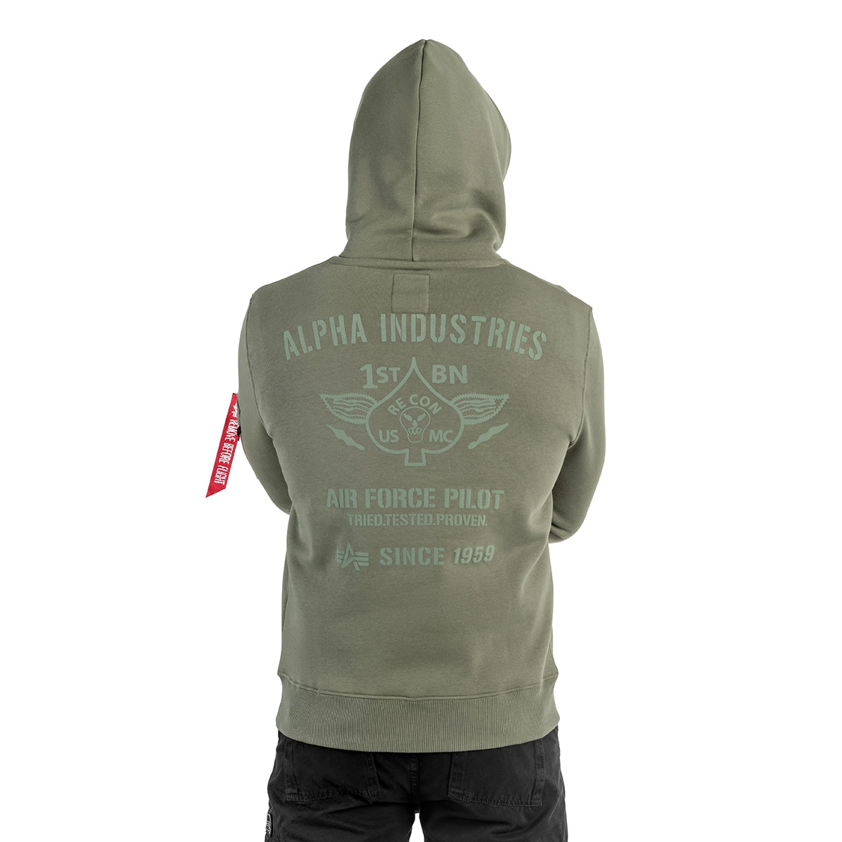Bluza Alpha Industries Air Force Hoody - Dark Olive