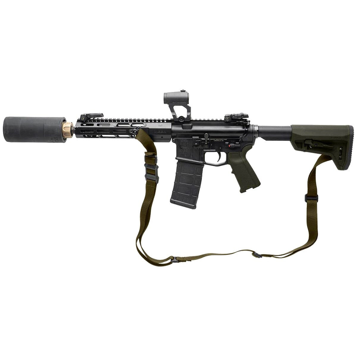 Zawieszenie taktyczne 2-punktowe Magpul MS1 Lite Sling - Ranger Green