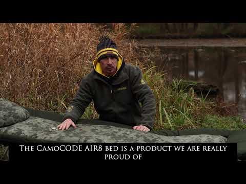Łóżko polowe CamoCode Air8 - 220 x 90 cm + Pokrowiec Mivardi - zestaw