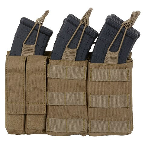 Potrójna ładownica 8Fields na magazynki AK/9mm - coyote