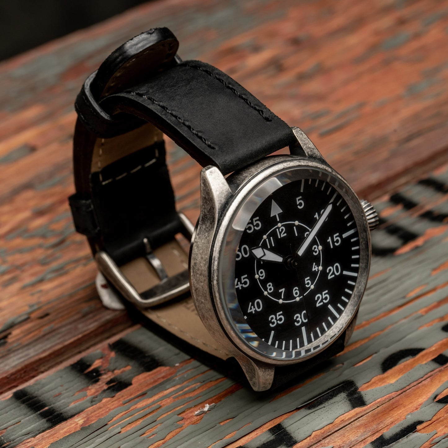 Zegarek Mil-Tec Army Retro Pilot Quartz Watch - Black