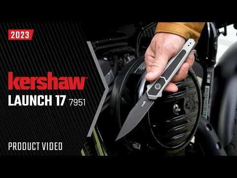 Nóż sprężynowy Kershaw Launch 17 - Grey