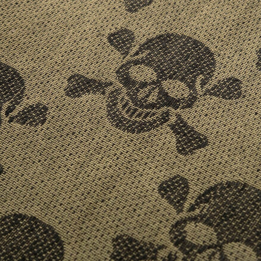 Arafatka chusta ochronna M-Tac Shemagh Pirate Skull - Olive/Black