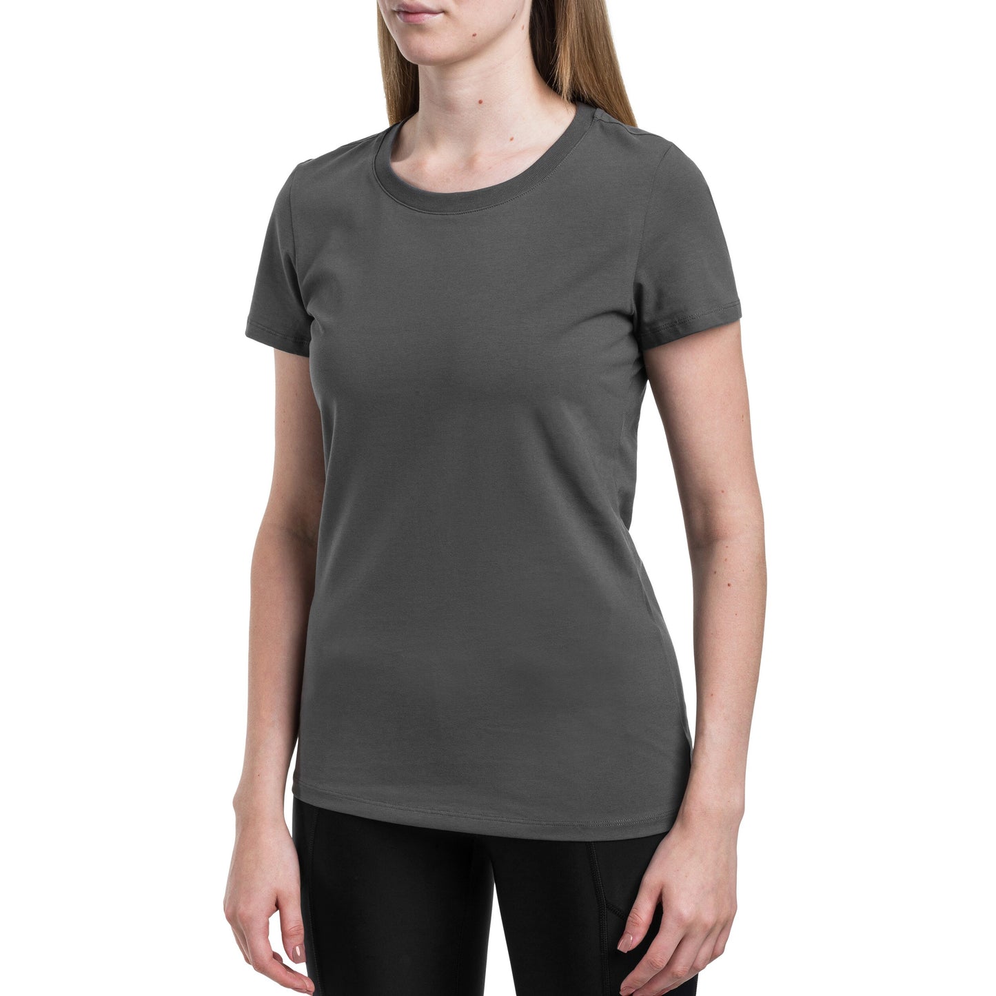 Koszulka T-Shirt damska Helikon z bawełny organicznej Slim - Shadow Grey