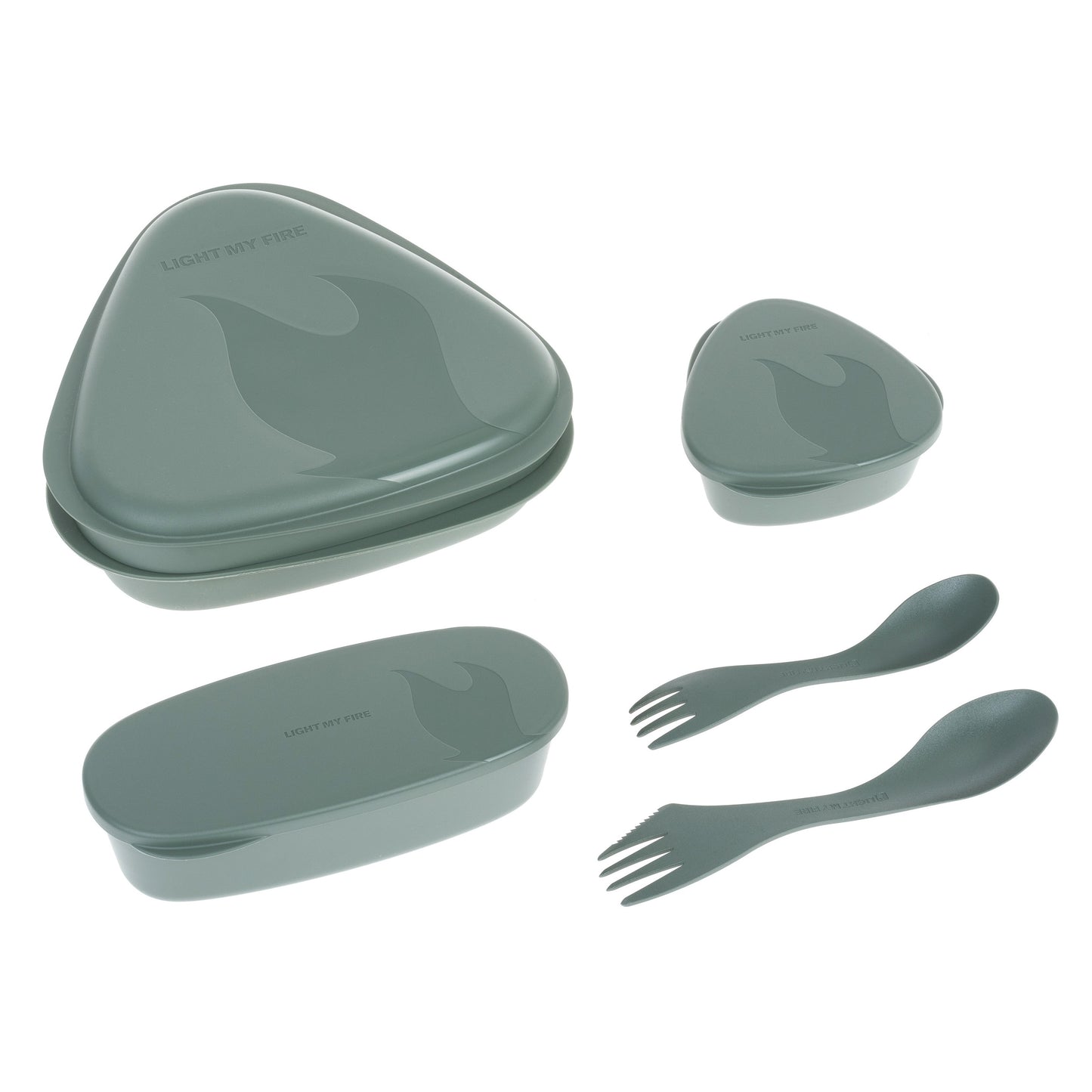 Zestaw naczyń Light My Fire LunchKit 2.0 - Sage Green