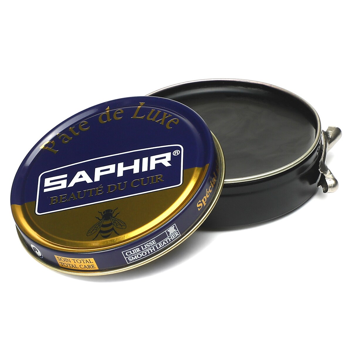 Pasta do butów Saphir BDC Pate De Luxe 100 ml - czarna