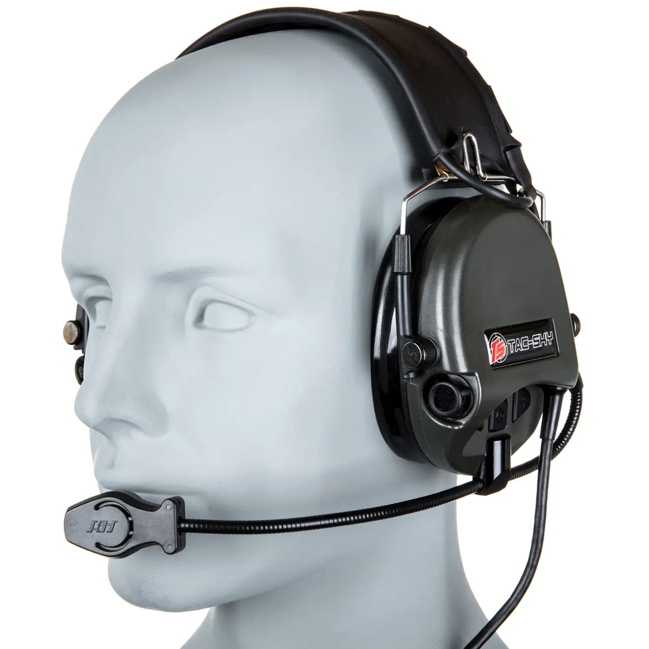 Ochronniki słuchu aktywne Tac-Sky WYS0147 PRO - Foliage Green