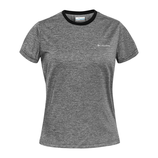Koszulka T-shirt damska Columbia Bluevista Hill Short Sleeve Crew - Black Heather