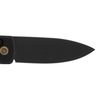 Nóż składany WE Knife Nightblade Black Titanium Stonewashed - Black