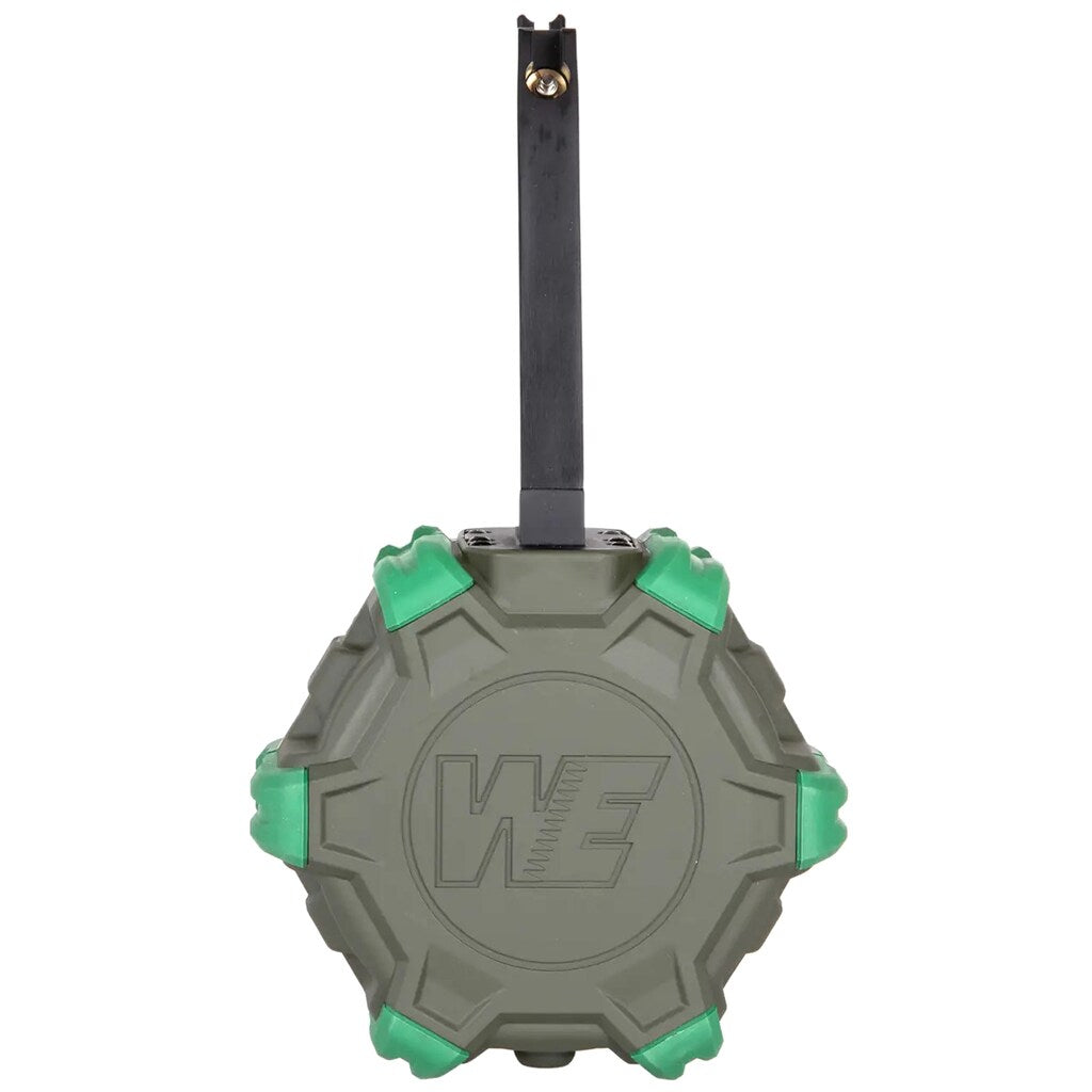 Magazynek bębnowy ASG WE do replik gazowych 1911 - Green