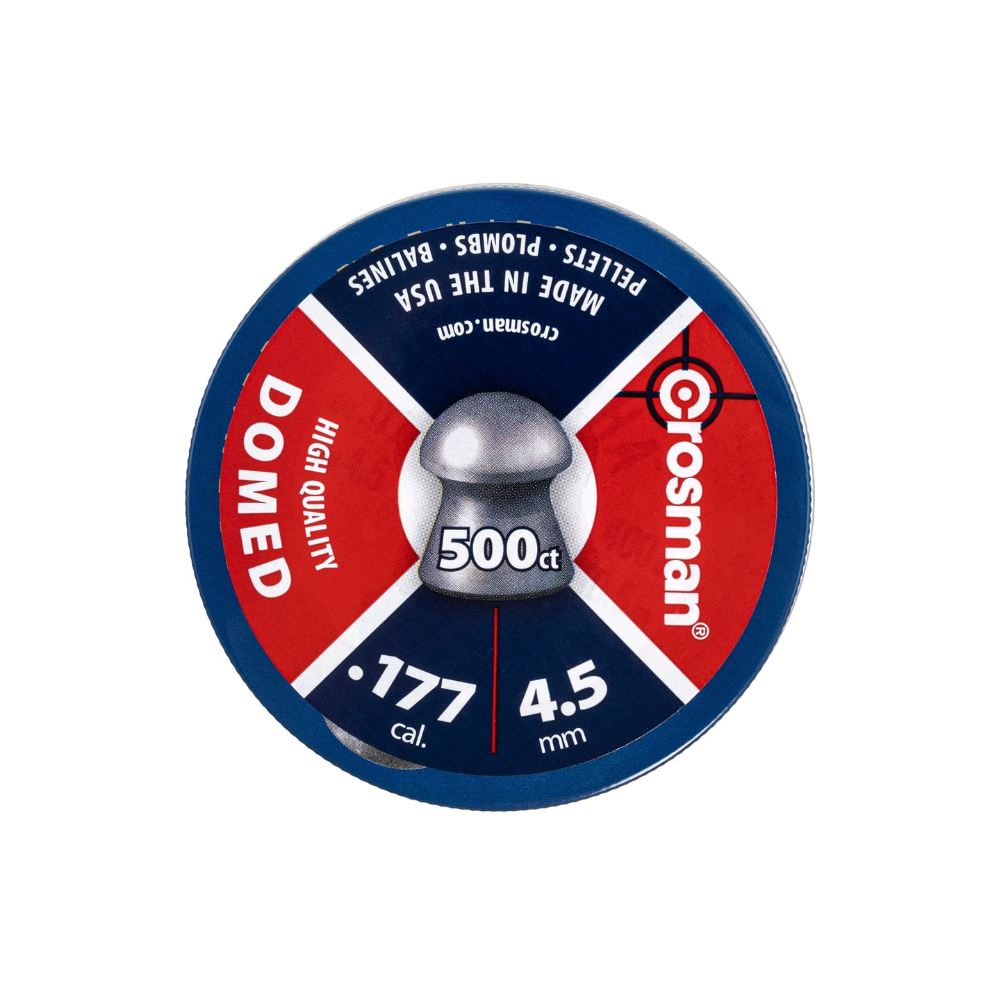 Śrut Crosman Domed 4,5 mm 500 szt.