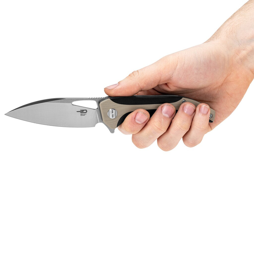Nóż składany Bestech Knives Komodo - Black/Beige