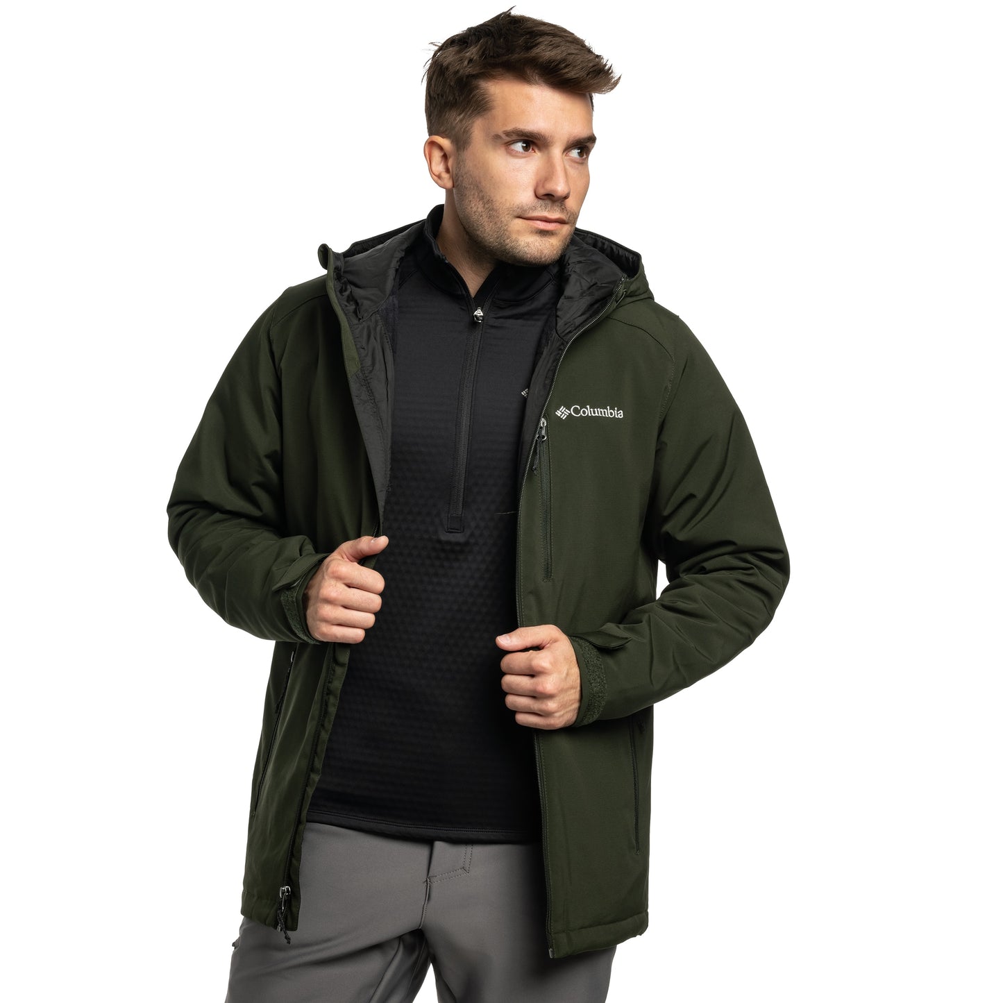 Kurtka Columbia Gate Racer II Softshell - Greenscape