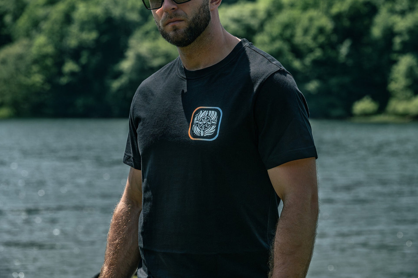 Koszulka T-shirt Voyovnik Fire Compass - Czarna