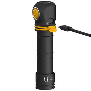 Latarka czołowa i kątowa Armytek Elf C2 USB-C White 4w1 - 1100 lumenów