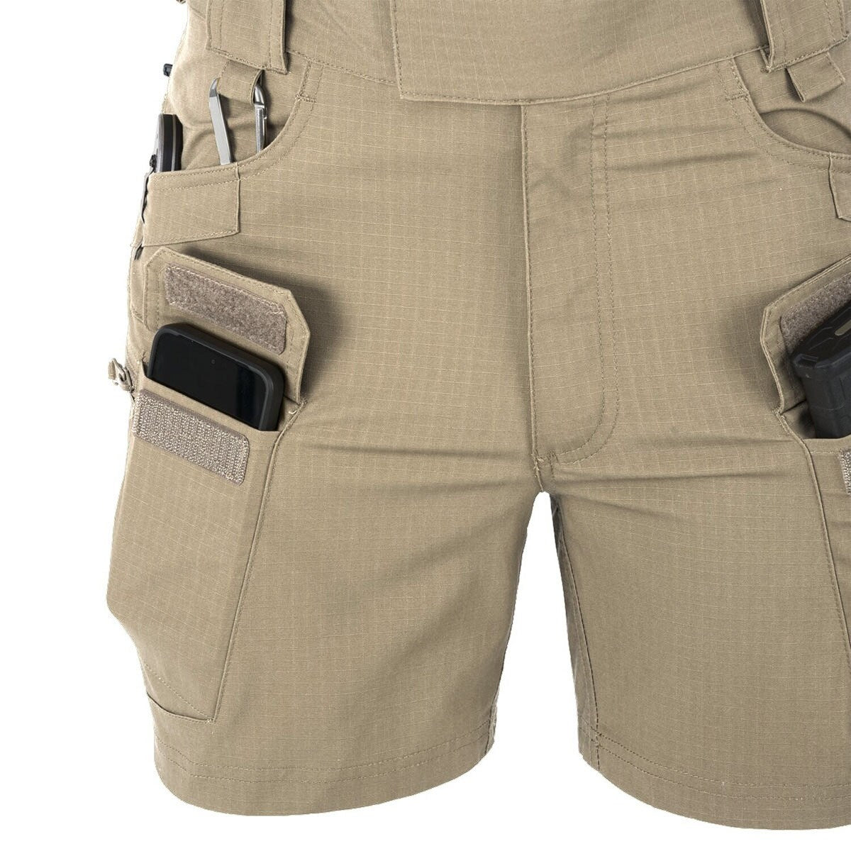 Szorty Helikon PoliCotton Rip-Stop UTS 6" - Khaki