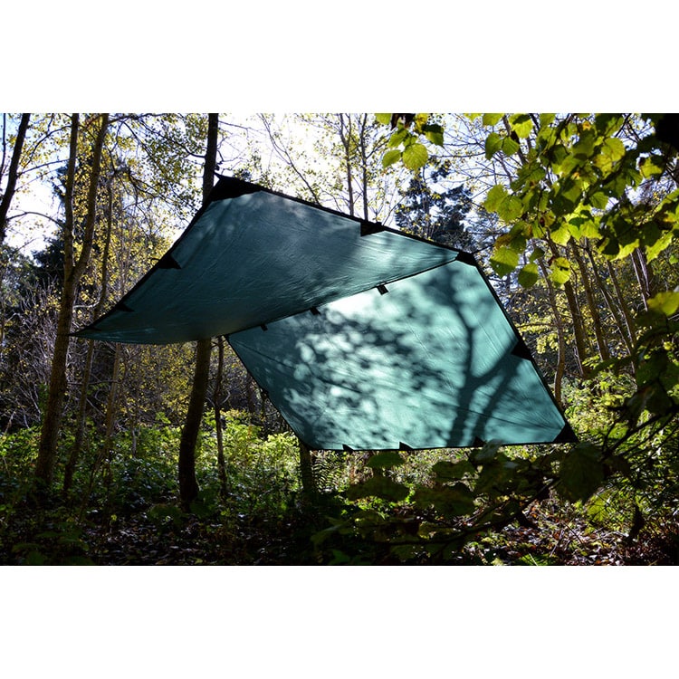 Płachta biwakowa DD Hammocks Tarp 3x3 Limited Edition - forest green