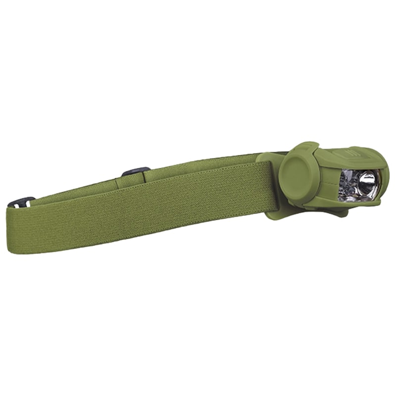 Latarka czołowa Mil-Tec LED 4 Color Olive - 65 lumenów