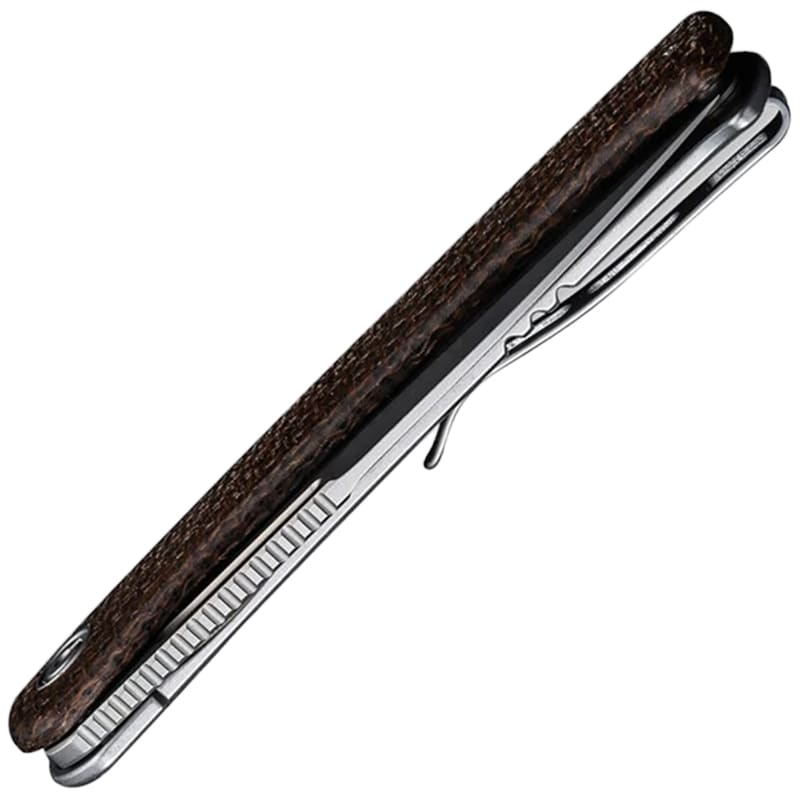 Nóż składany Civivi Cetos Micarta with Stainless Steel Handle - Brown/Grey