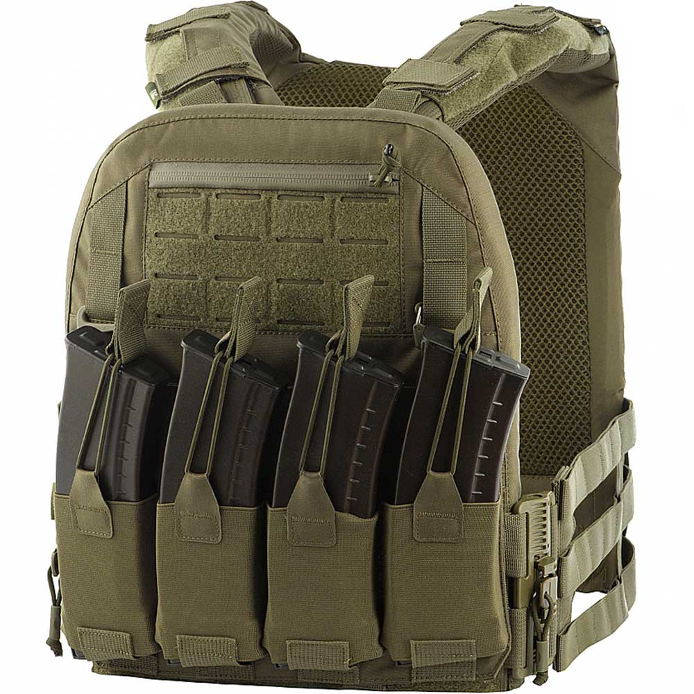Kamizelka taktyczna typu Plate Carrier M-Tac Cuirass QRS Ranger Green - na płyty rozmiar L/XL