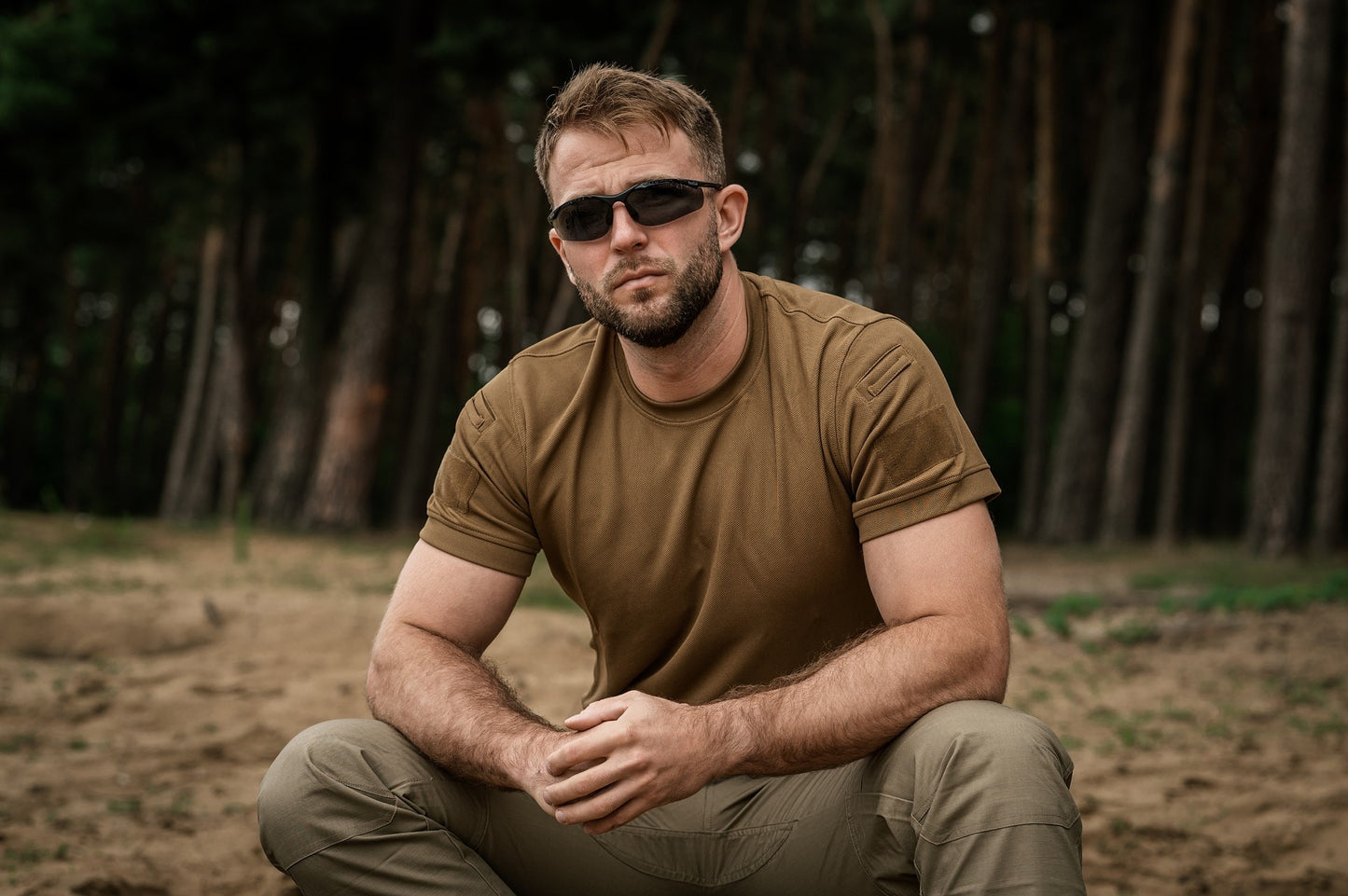 Koszulka termoaktywna Helikon Tactical T-shirt TopCool - Coyote